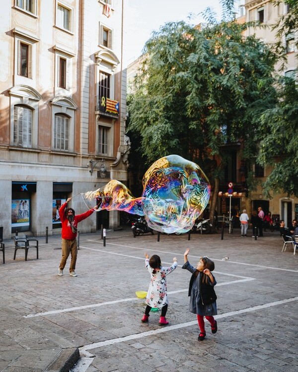 Public life in the square