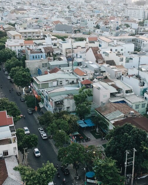 A dense, living city